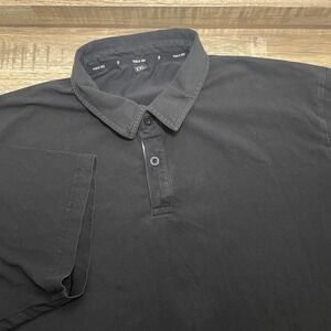 Public Rec Short Sleeve‎ Performance Pima Cotton Blend Polo Shirt Men XXL Black